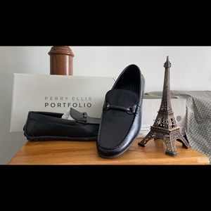 Perry Ellis Portfolio - Morgan Moc - Black - 10.5